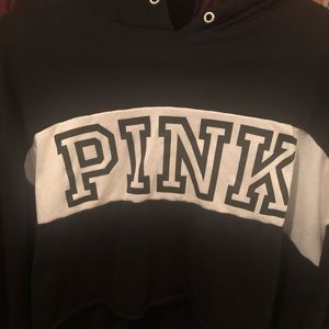 Victoria Secret PINK crop hoodie matching leggings